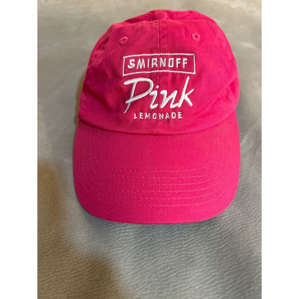 Smirnoff Pink Lemonade Womens 100% Cotton Adjustable Baseball Cap Hat